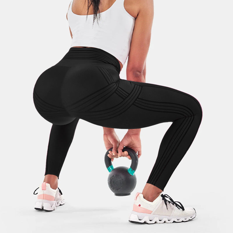 Meilleures ventes Seamless Butt-lifting Tummy-control et leggings d'entraînement en forme