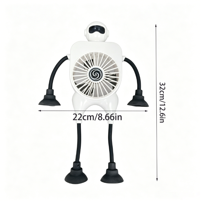 Eventail de Coupe d'aspiration amusante 2000 Mah avec bras et jambes fléchissants