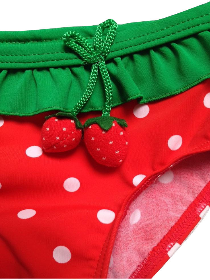 Maillot de bain pour enfants fraises