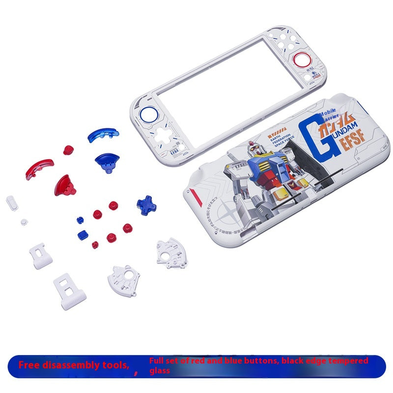 Game Shell Modification Accessoires bricolage transparent boîtier de montre avec Buckle Film