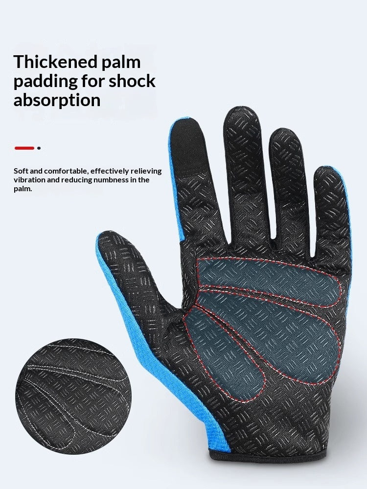 Gants de vélo SpringSummer à écran tactile Gants Full-Finger pour motos et Bic