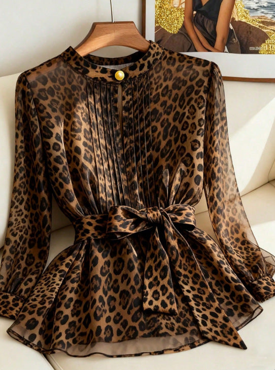Blouse d'alourdissement pour femmes à la mode européenne et américaine