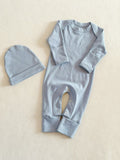 Hiver bébé couleur solide combinaison de saut manches longues nouveau-né sac veste de pet