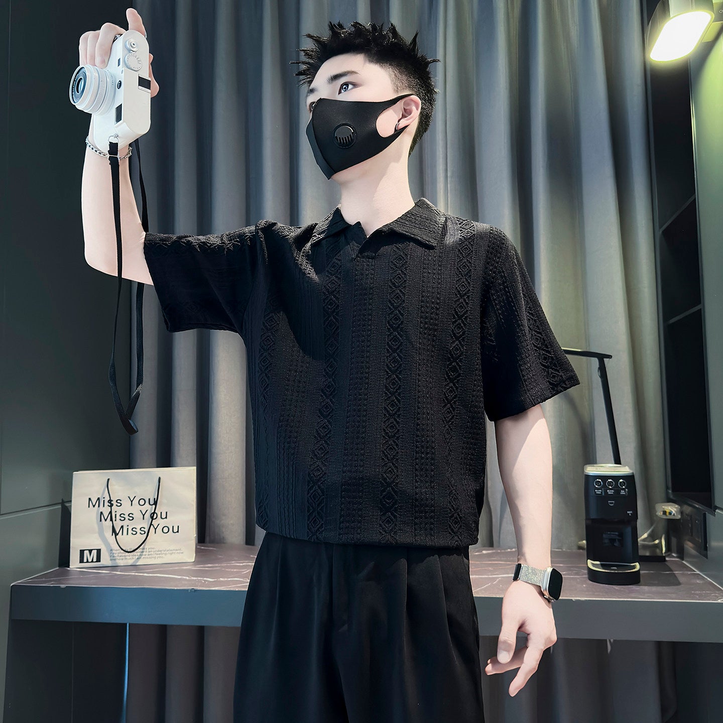 Chemise polyvalente casual élégant rayé homme
