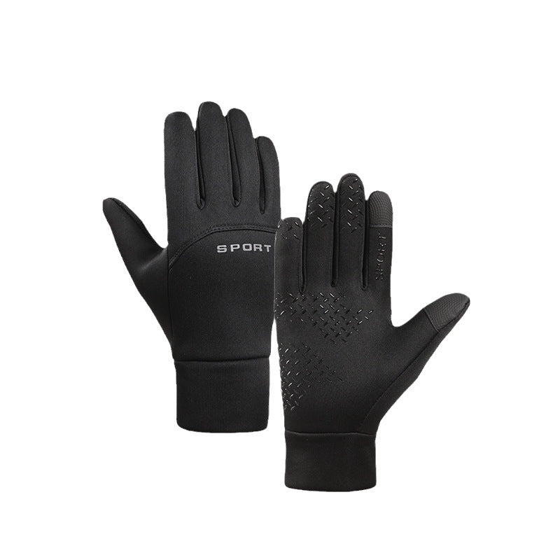 Gants de vélo thermique pour hommes compatibles avec les écrans tactiles