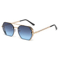 Lunettes de soleil multifaces haut de gamme pour femmes