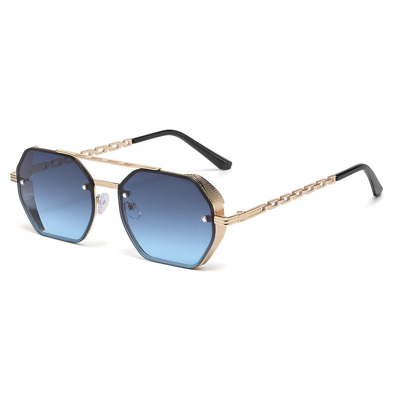 Lunettes de soleil multifaces haut de gamme pour femmes