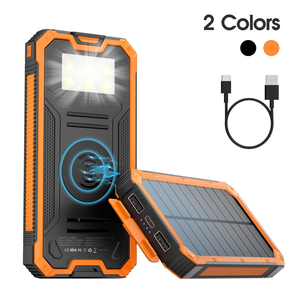 Chargeur solaire externe étanche sans fil