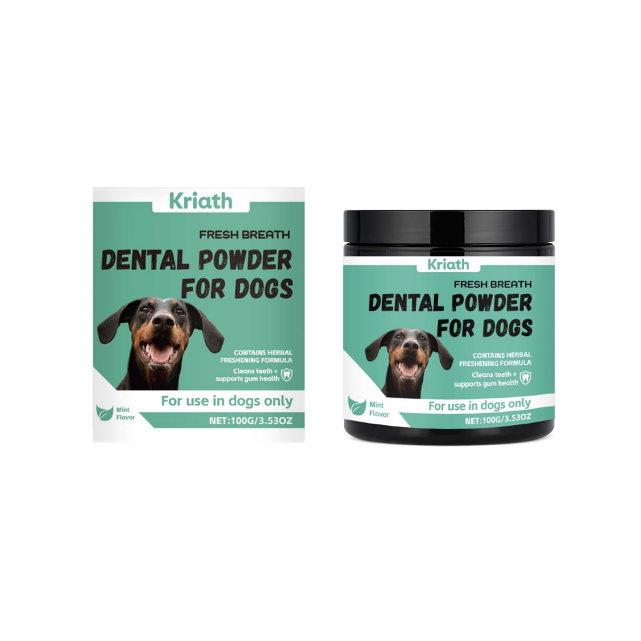 Poudre de dents pour chiens
