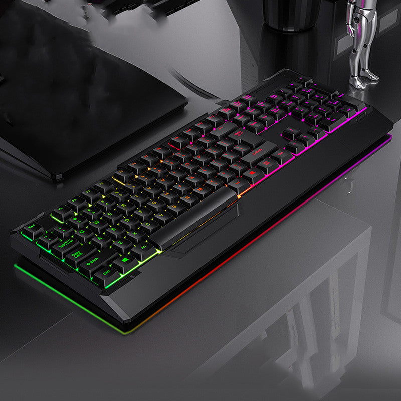 Clavier et souris en deux parties