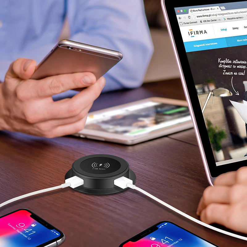 Chargeur USB sans fil 3-en-1 multifonctions