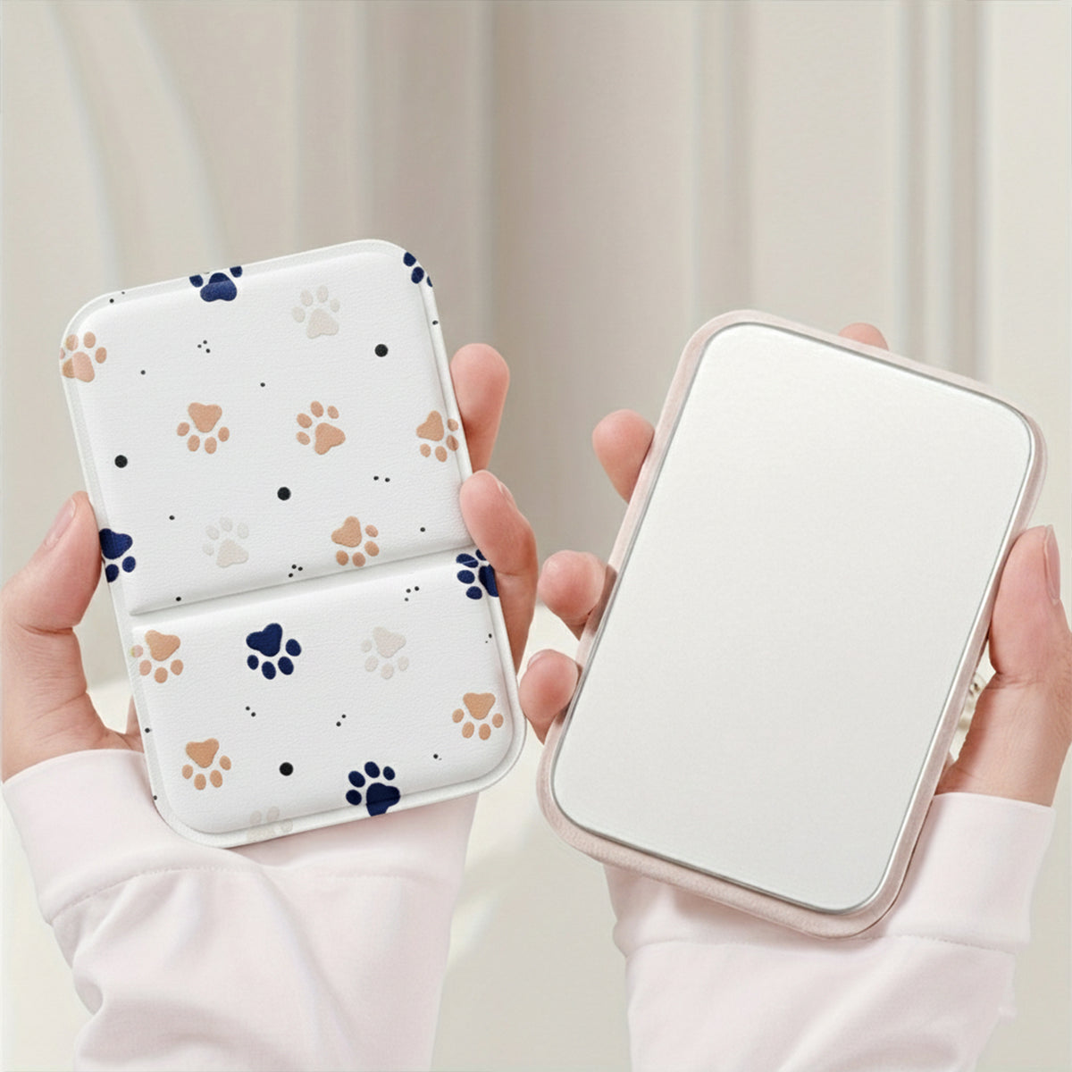 Ins Style Mignon Portable pliant miroir Dopamine petit miroir bureau maquillage miroir