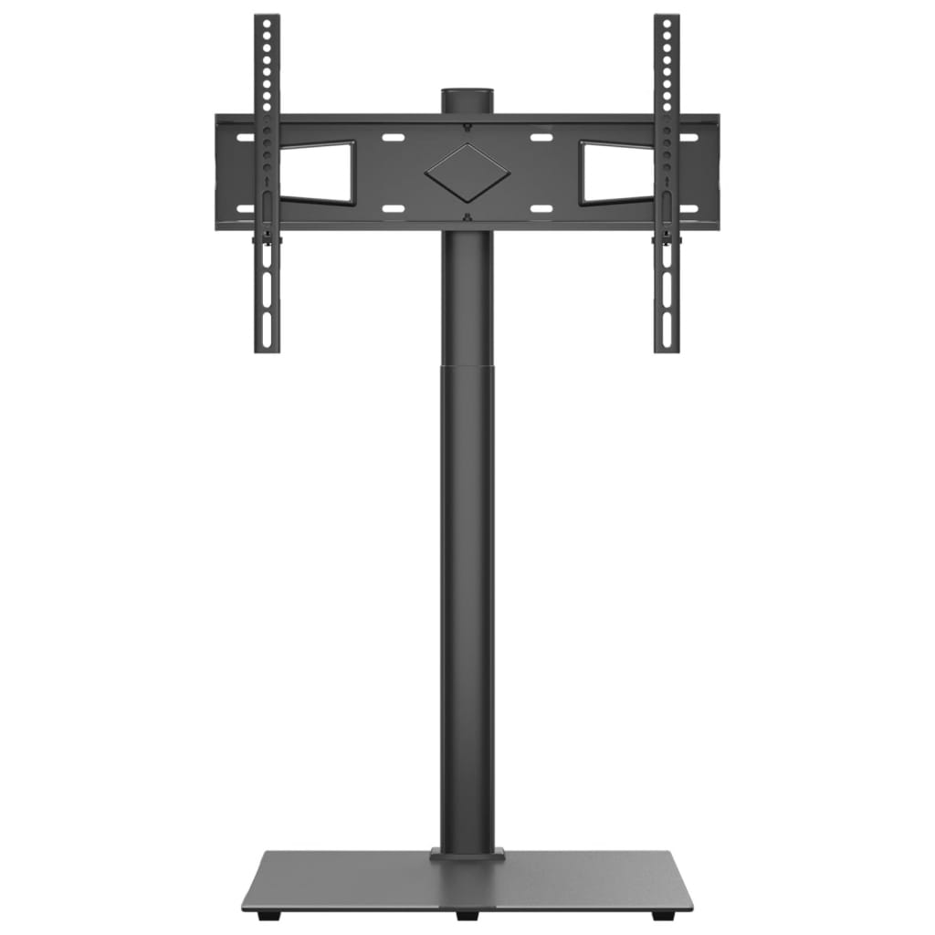 TV coin stand avec 1 étagère pour TV 32-65 pouces