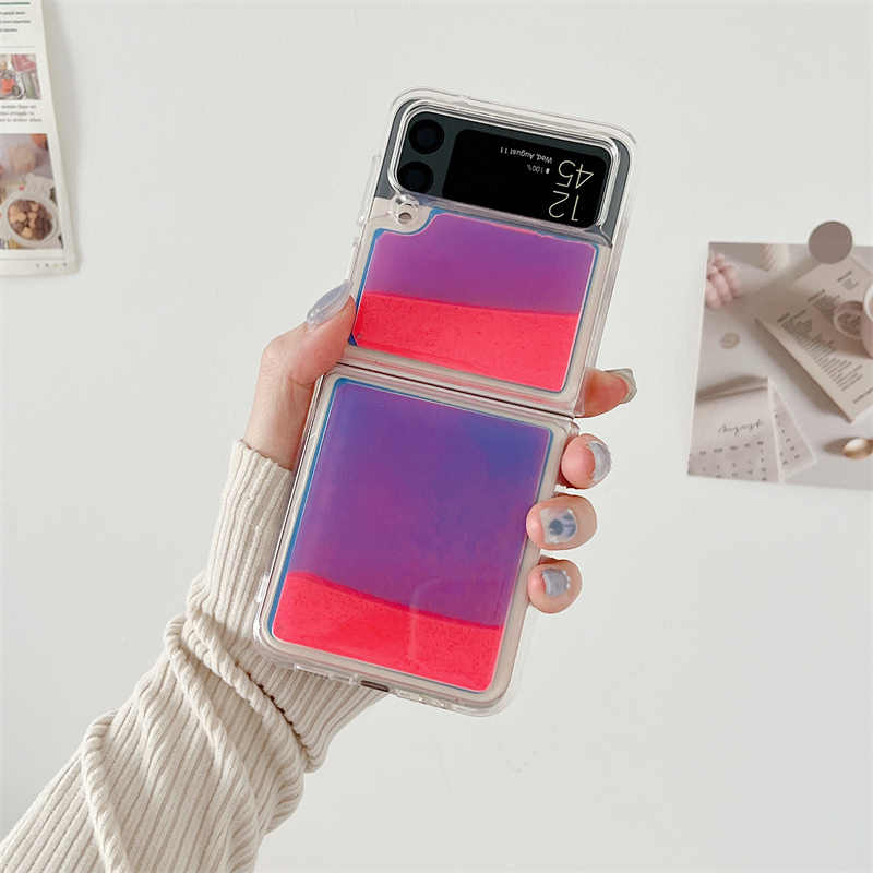 Lumineux Quicksand Zflip6 Housse de protection en silicone