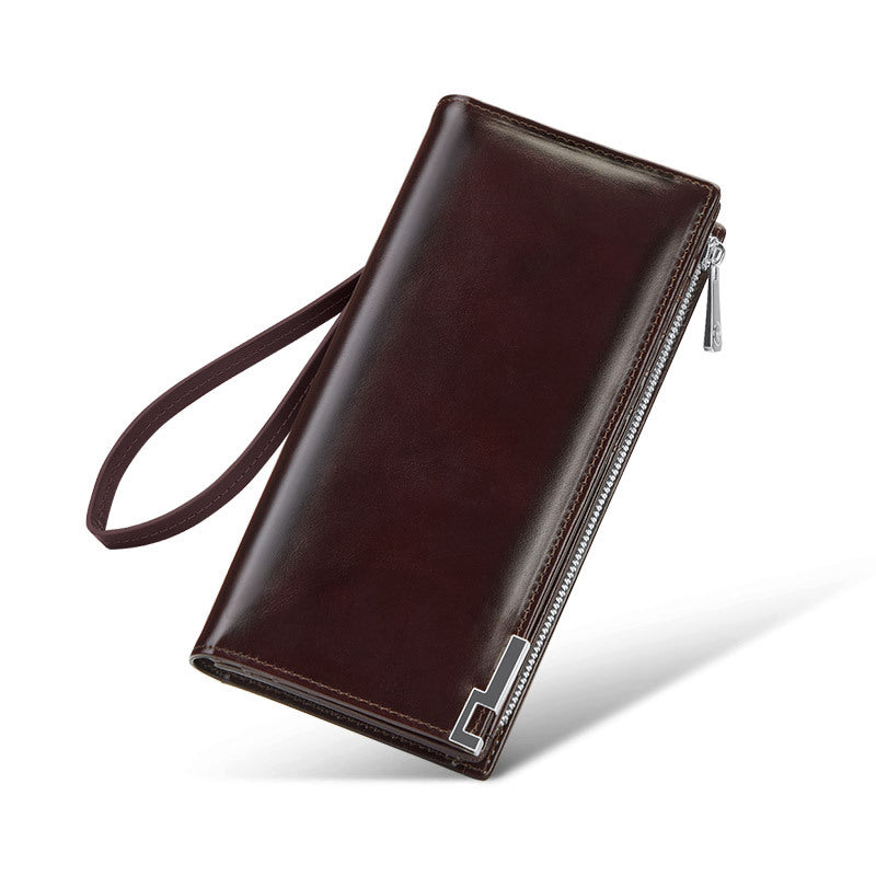 Cash Bag Cowhide Portefeuille Grande capacité