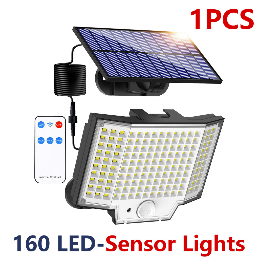 Balcon extérieur Yard Lampe LED Solar Split télécommande