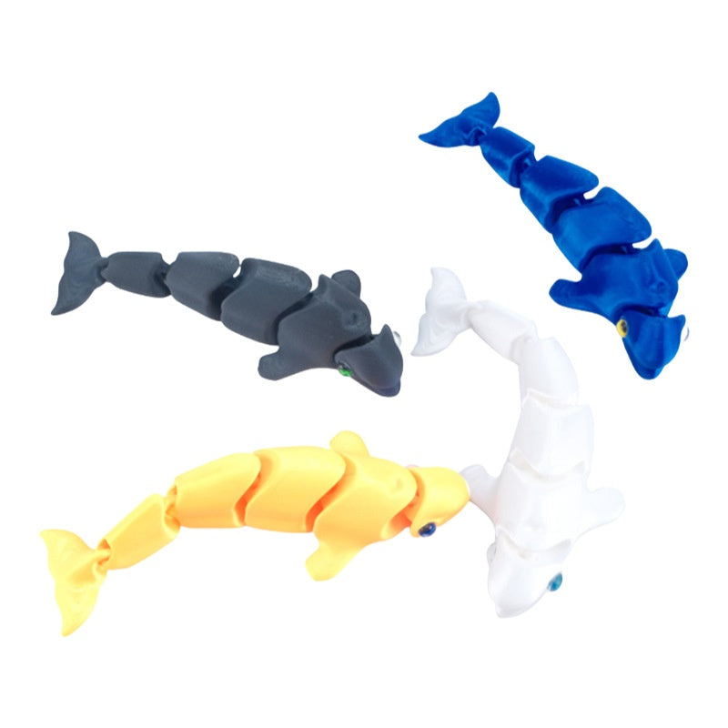 Jouet d'ornement d'oeil simulé Baleine décorative