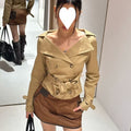 Manteau à manches doubles pour femmes