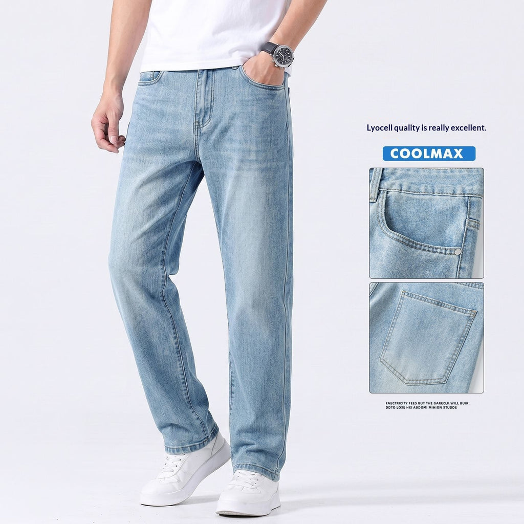 AutomneHiver Tencel Jeans pour les hommes
