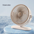 Portable Clip-On Silent Mini Car Charging Fan