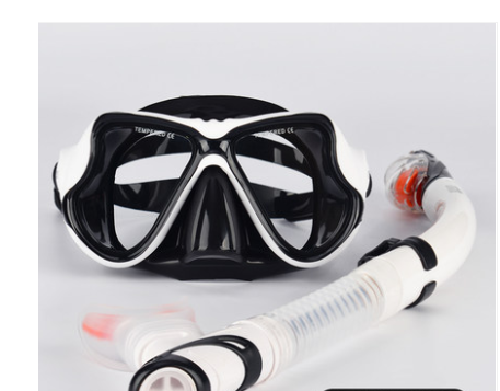 Snorkeling Sambo Set Snorkel complet à sec Grand cadre Anti-fog Myopia Gants Equipme de natation