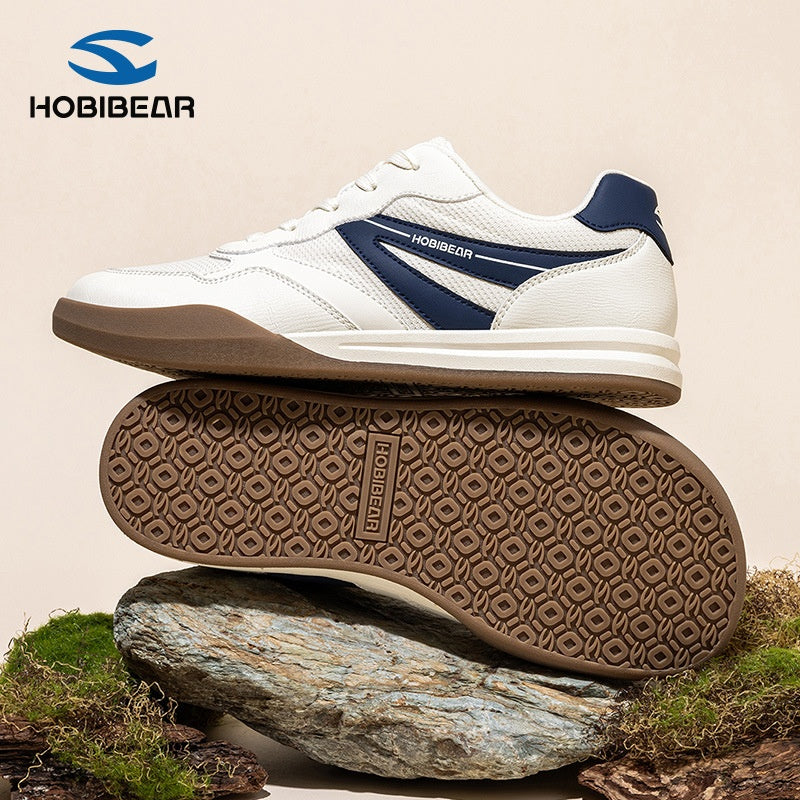 Hommes Casual Sports large orteil box plat monocouche chaussures