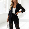 Blouse de dentelle de style occidental élégant pour femmes