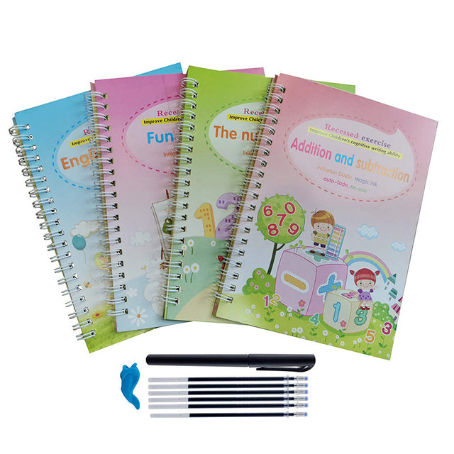 Livre de copie Enfants écrivant Sticker Pratique Français Livre de copie