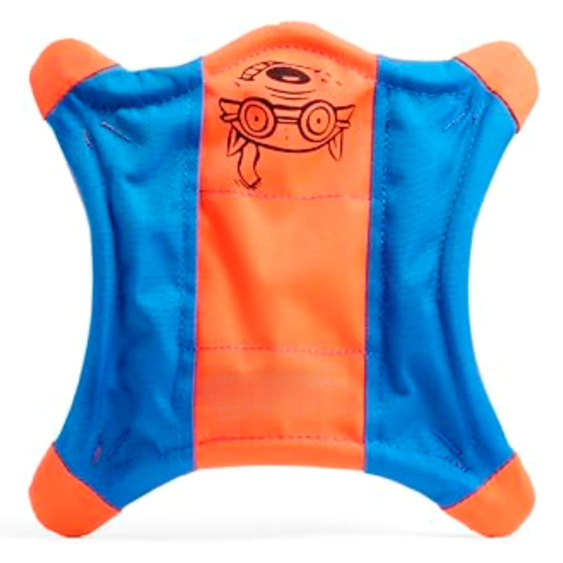 Flying Squirrel Fetch Dog Toy - Water Floating Flyer - Soft And Durable Polyester Canvas Construction