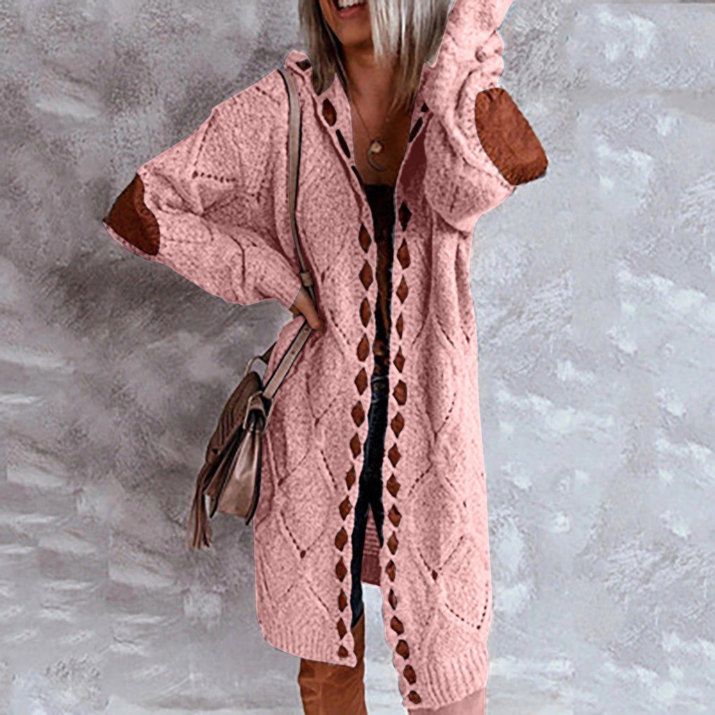 Spot 2022 Automne et hiver Explosions Wish Sweater Sweater Femme Amazon Ebay Long Coat