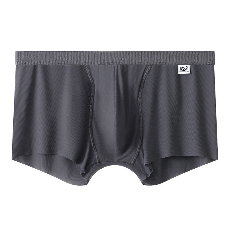 Sous-vêtements en mesh pour homme Boxer en soie pour homme Summer Thin Breathable Boxers Seamless Youth Pan