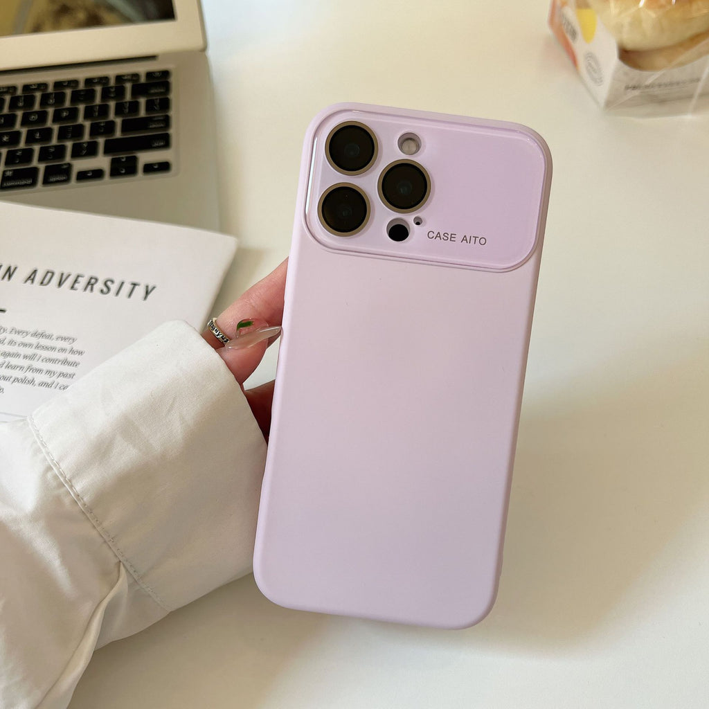 Boîtier liquide anti-goutte tout inclus avec une grande fenêtre de visualisation pour téléphones