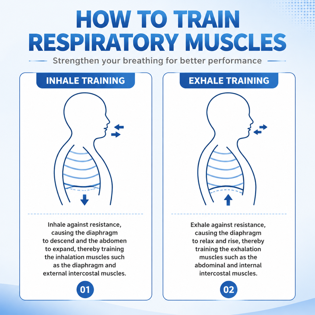Lung Flexer Portable Lightweight Breathing Exercise pour les athlètes-Professional Respiration