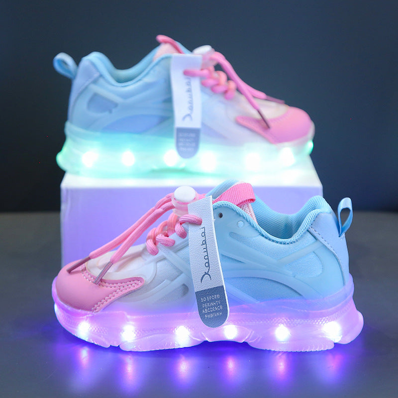 Chaussure Glowing rechargeable Chaussures pour enfants colorées