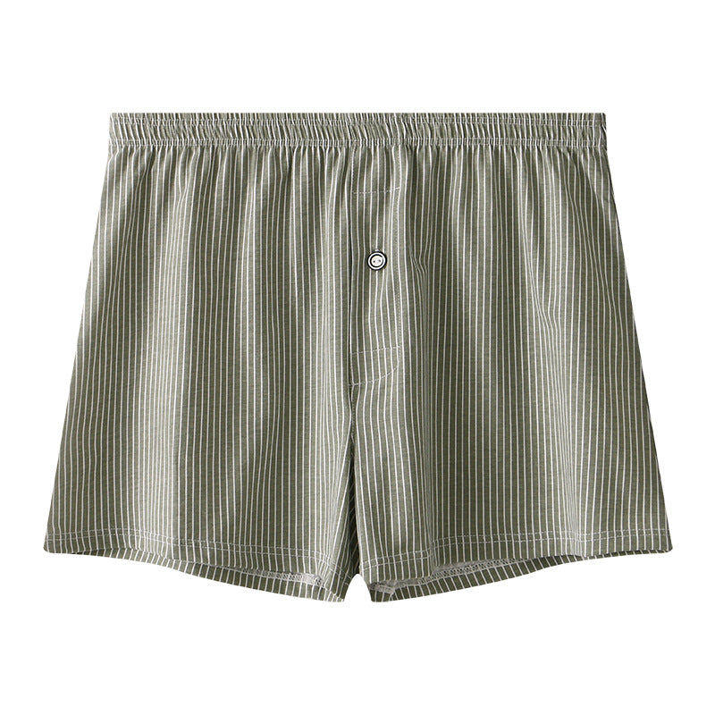 Sous-vêtements Hommes Coton Breathable Boxer Youth Loose Sports Home