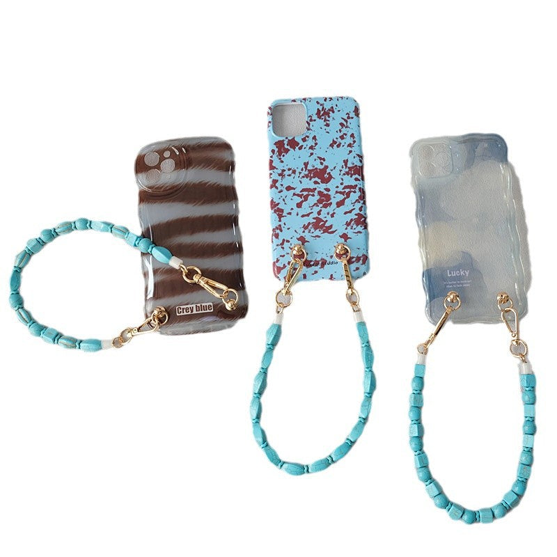 Chaîne de résine de chaîne de sac Turquoise Vintage