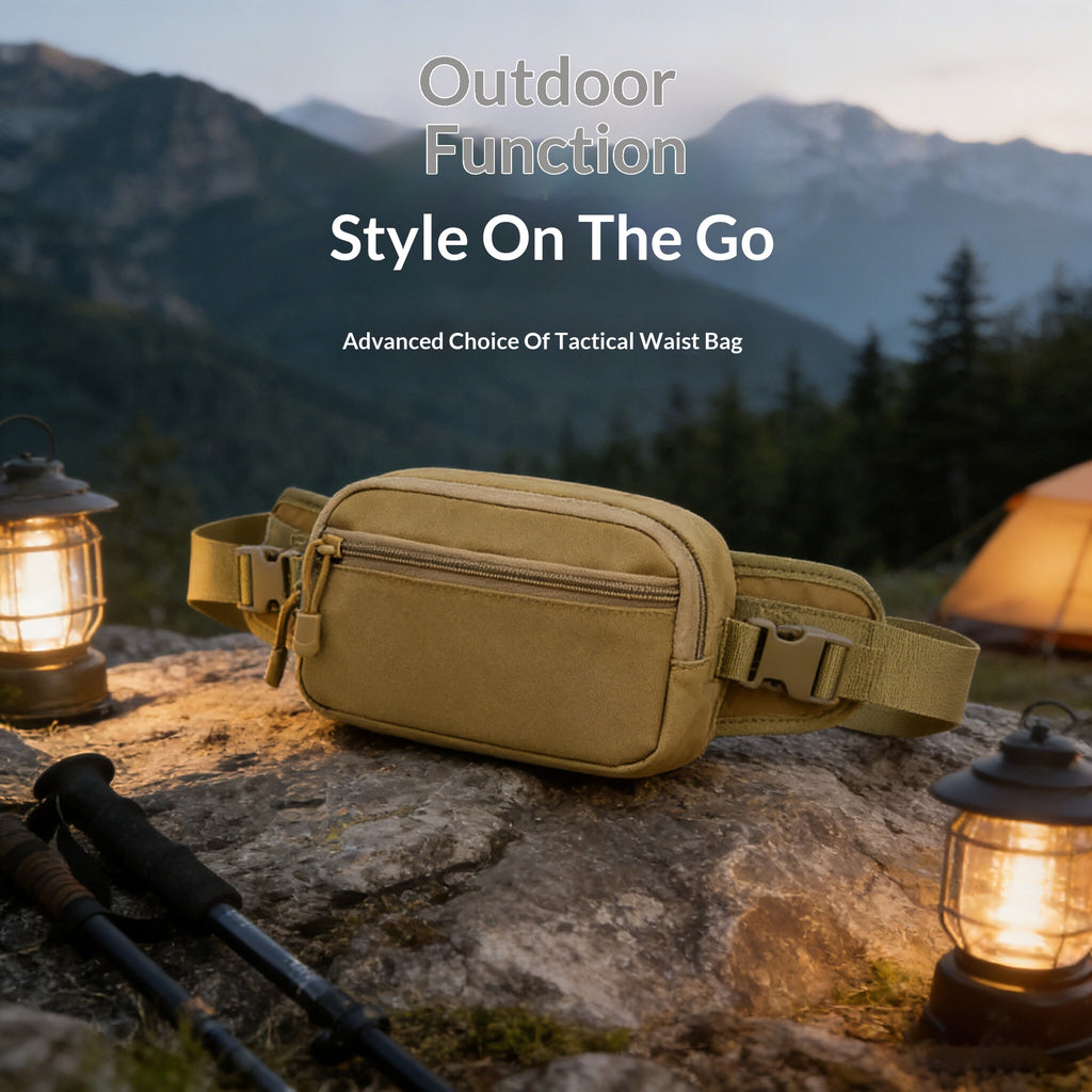 Outdoor Randonnée Sling Portable Téléphone Pouch Imperméable Multi-pocket Multifonctionnel Accessor