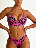 Ensemble de bikini longue ligne Halter pour femmes