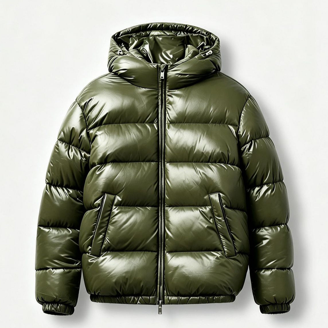 Manteau en coton rembourré d'hiver avec capot pour hommes