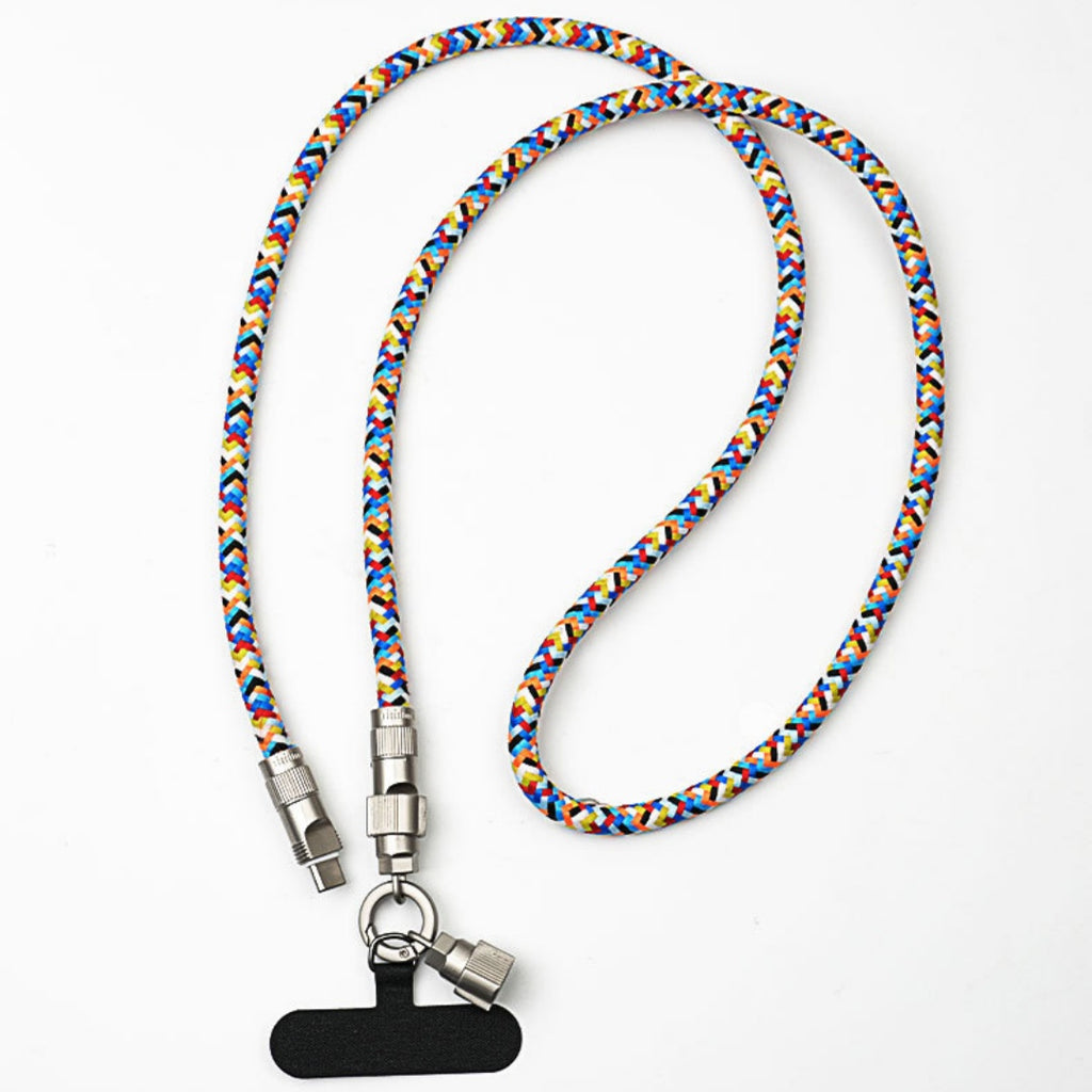 Tissage anti-perte Fil de charge Téléphone portable Lanyard