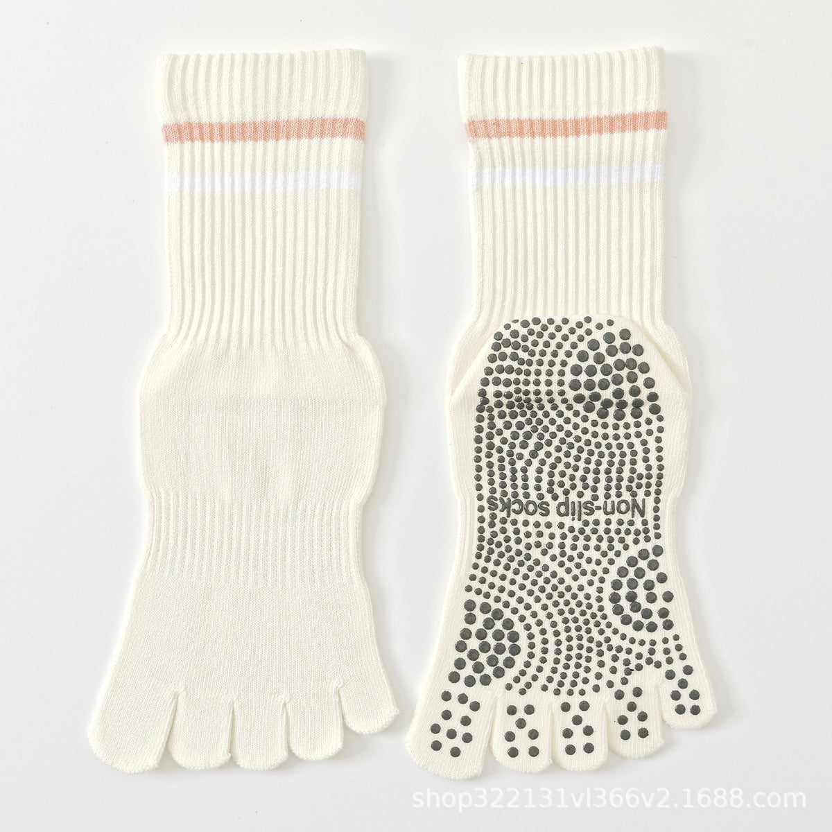 Gym Chaussettes antidérapantes à pieds pleins Femmes disponibles en différentes tailles