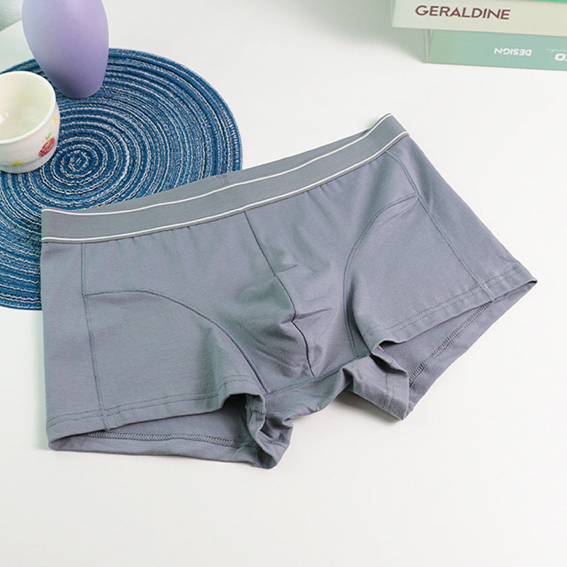 Sous-vêtements pour hommes Boxer en coton purifié doux et respirant