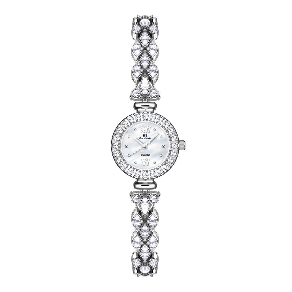 Baita Starry Cheval Eye Zircon Léger Luxury Montre de sirène exquise