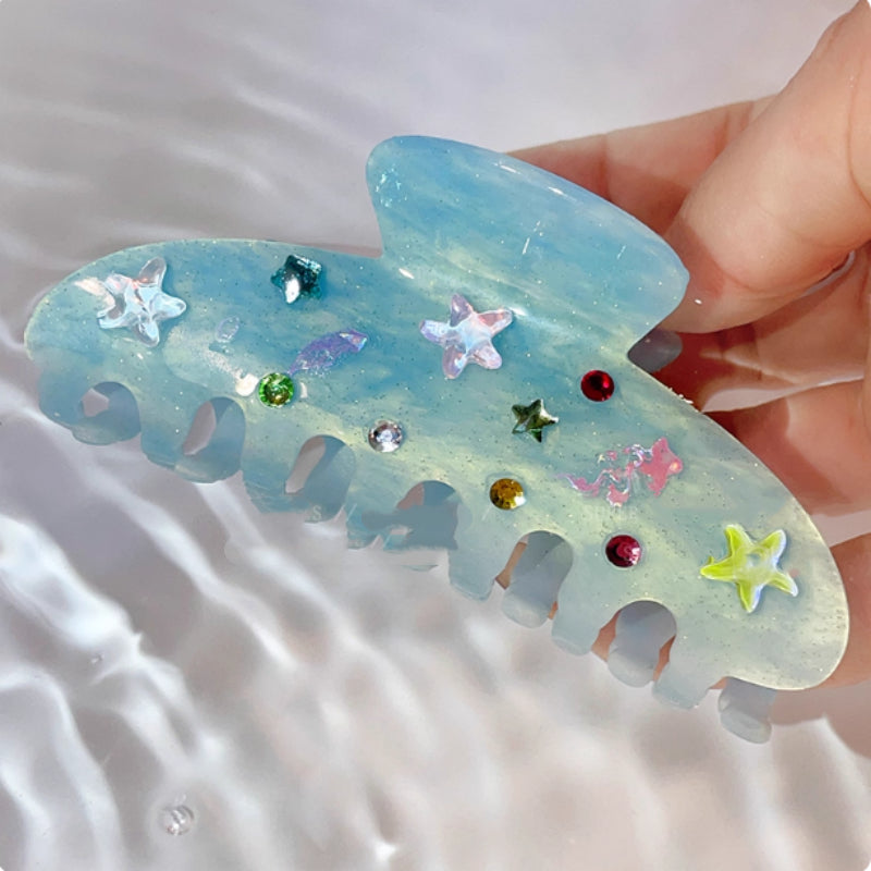 Style Ocean Niche Design Acétate Shark Clip