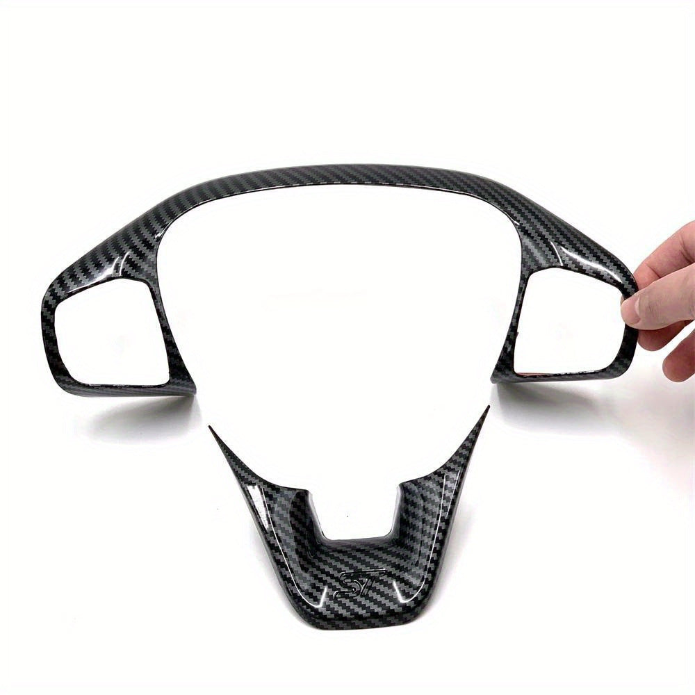Carbon Fiber ABS Steering Wheel Interior Accessories