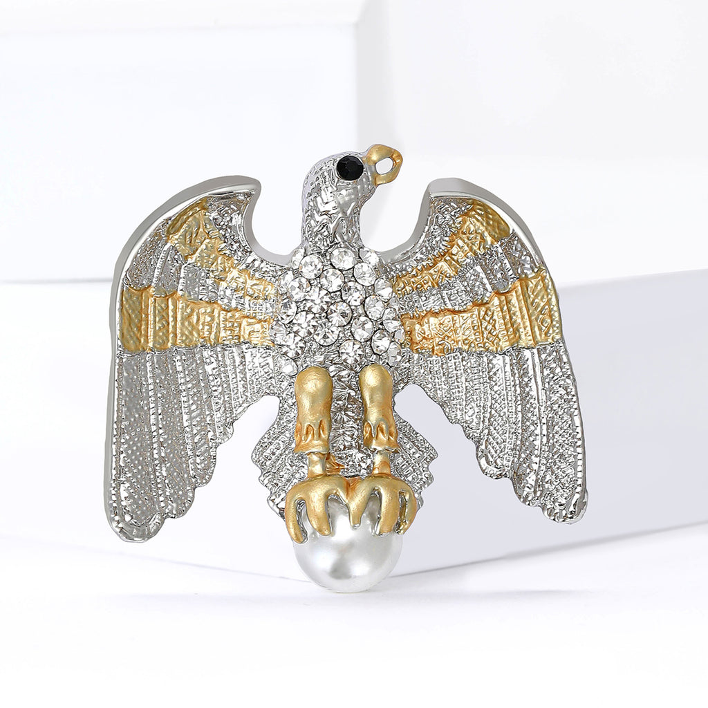 Fashion Alloy Strass Eagle Brooch
