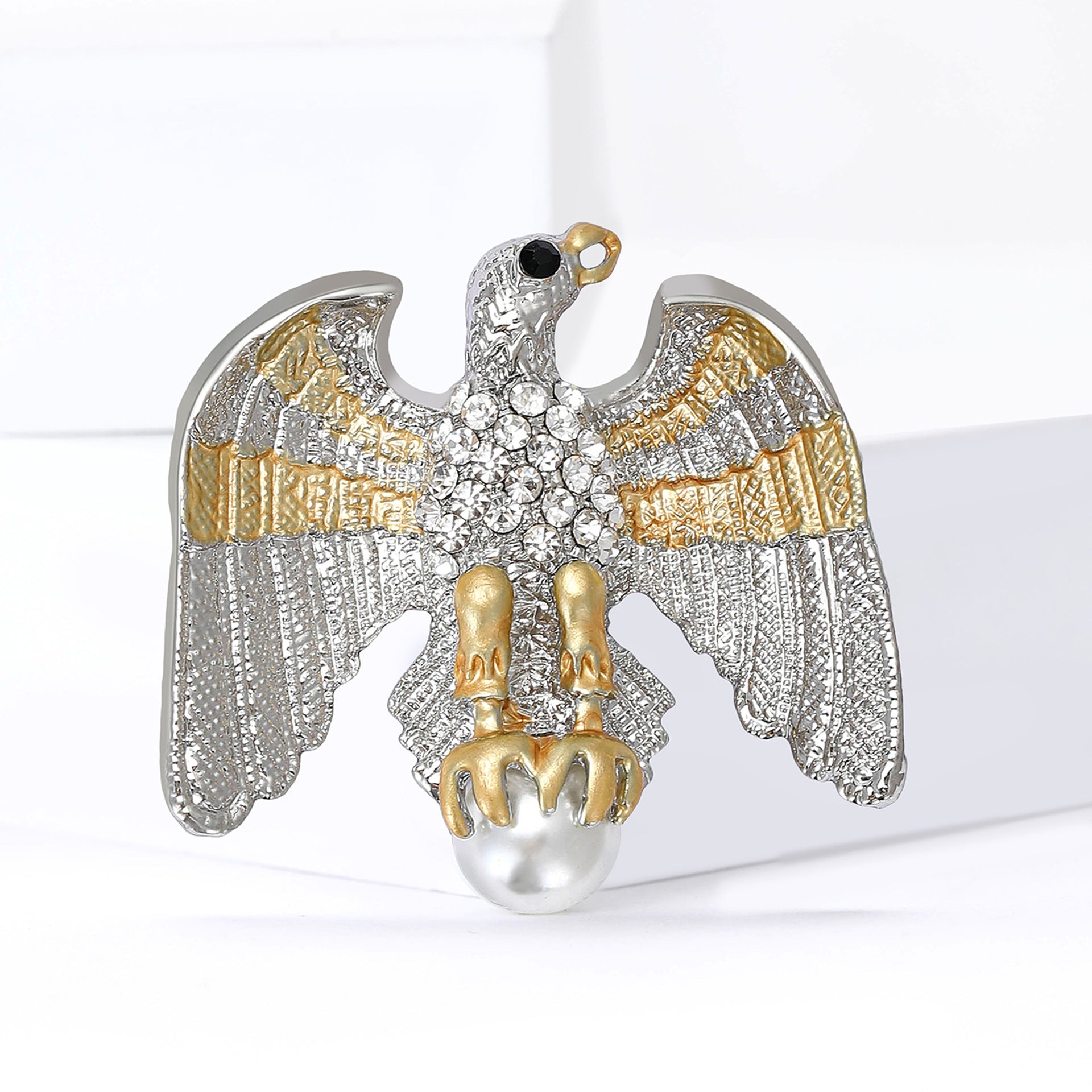 Fashion Alloy Strass Eagle Brooch