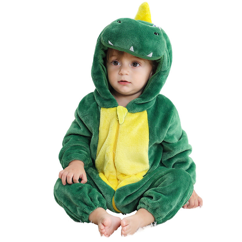 Flannel animal onesie pour les enfants