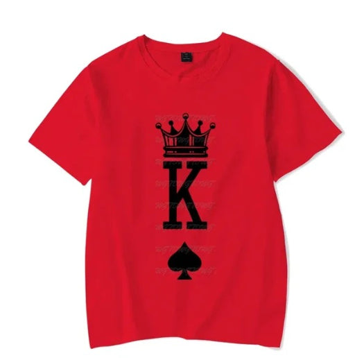 Couple Matching T Shirts Hommes et Femmes Valentines Jour Couple T Shirts Trendy