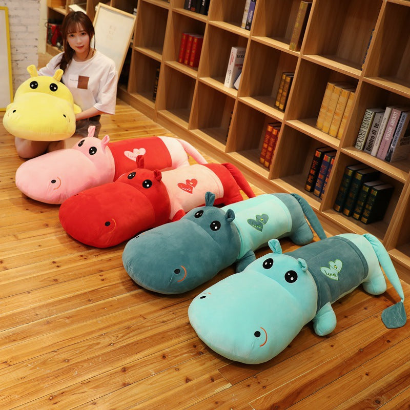 Jouet en peluche longue en forme d'oreiller